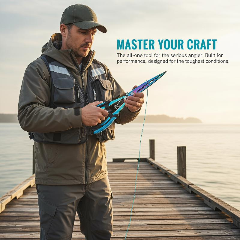 Saltwater Fishing Hook - Alicate de Pesca em Aço Inoxidável