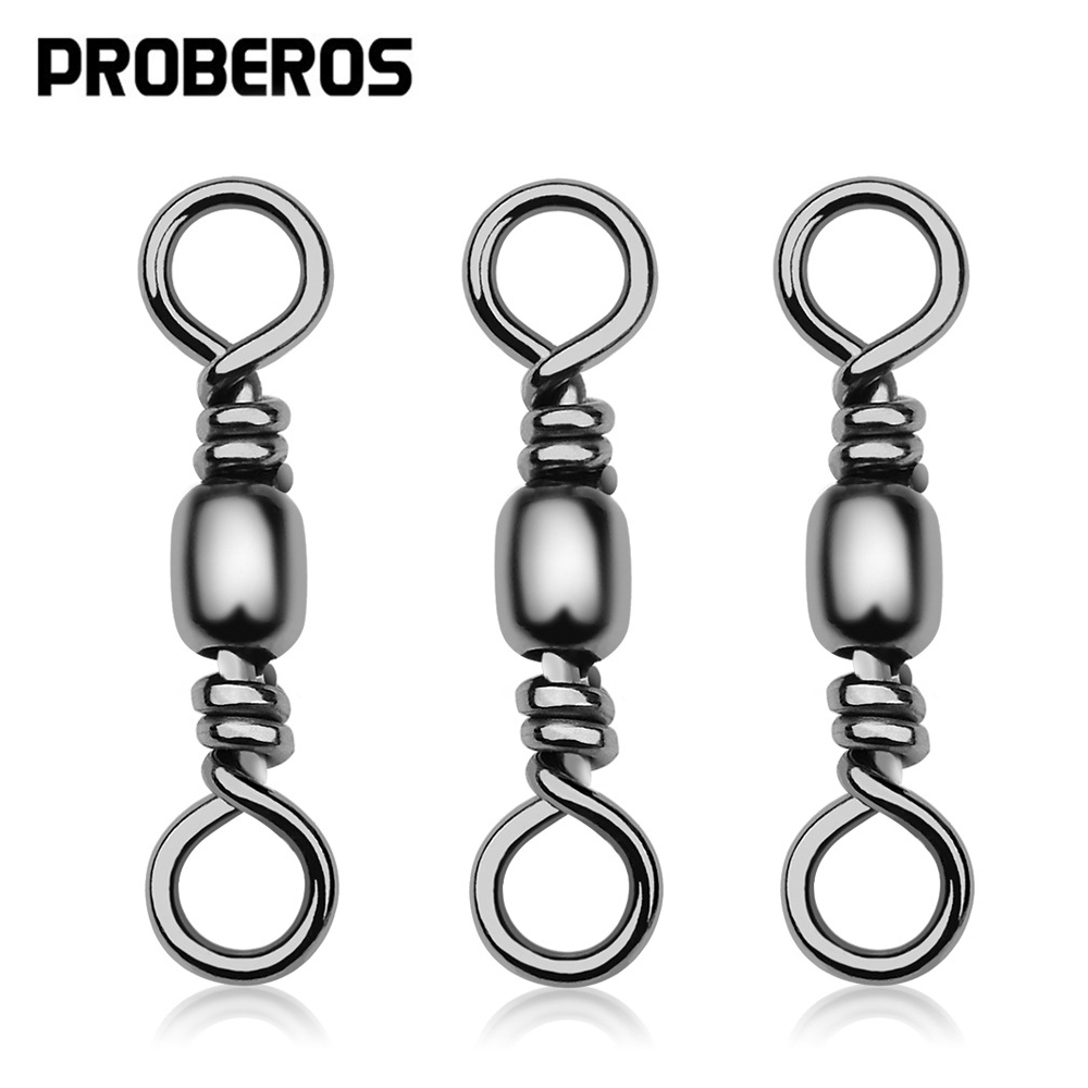 Saltwater Fishing Hook - 100 pçs conector giratório de pesca