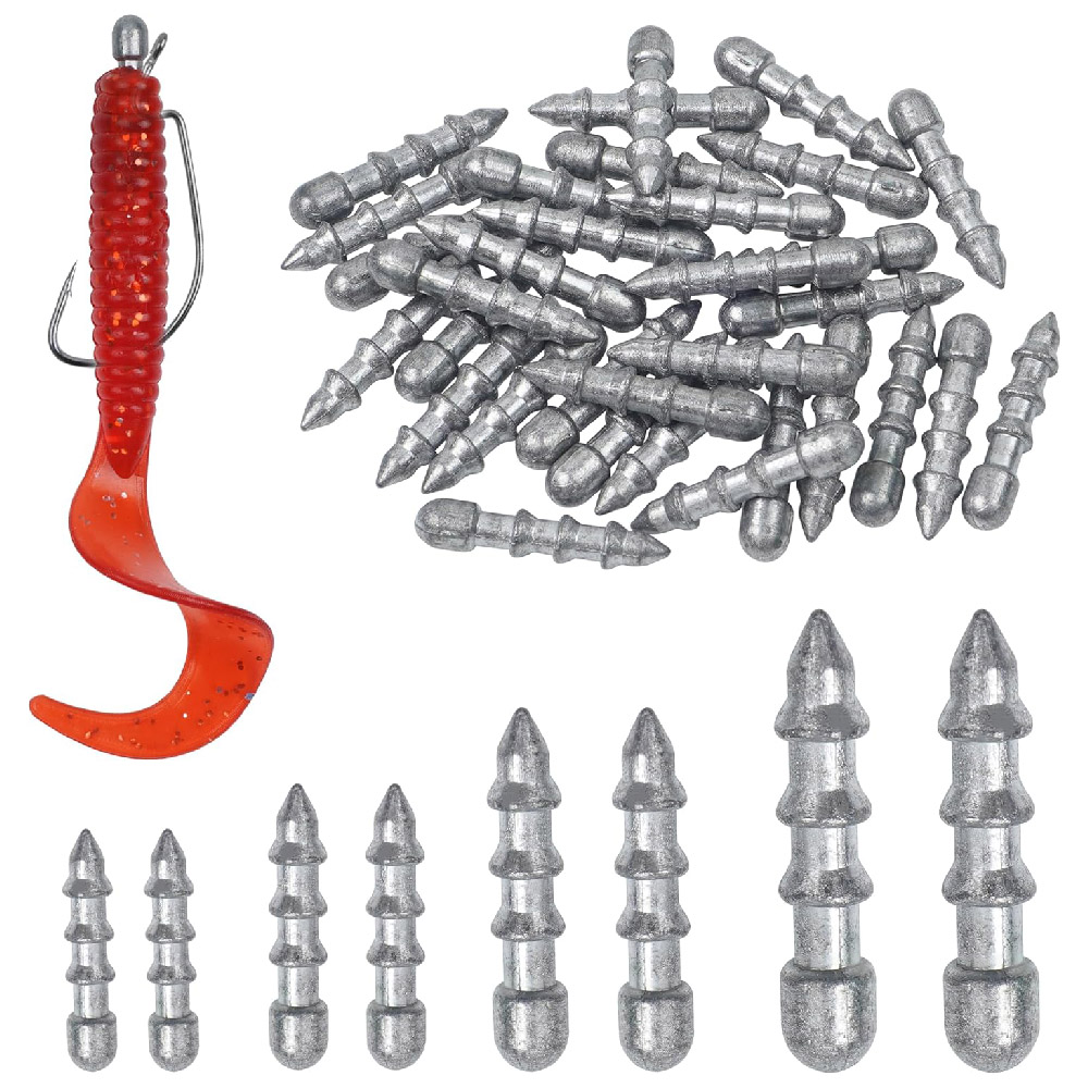 Trout Fishing Lure - 20 pçs pesos de unhas chumbadas