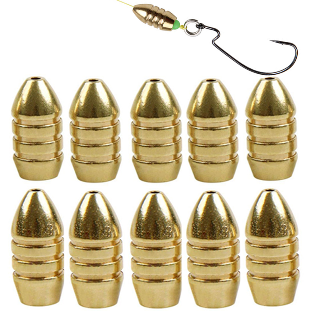 Trout Fishing Lure - 10 pçs peso de pesca de