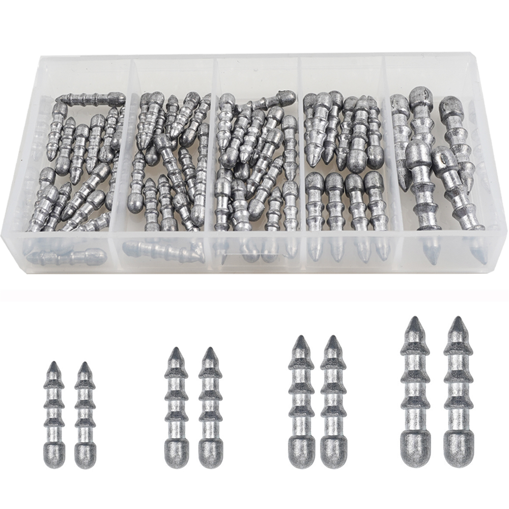 Trout Fishing Lure - Worm Pesca Sinkers, inserir unhas para