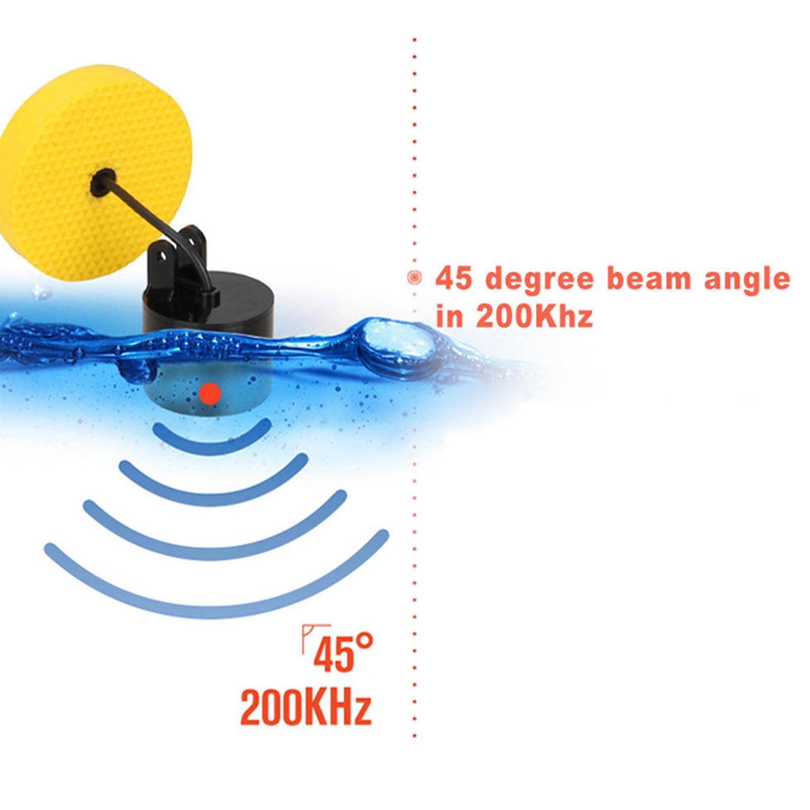 Fishing Equipment English - Detector de Peixes Portátil Sonar com