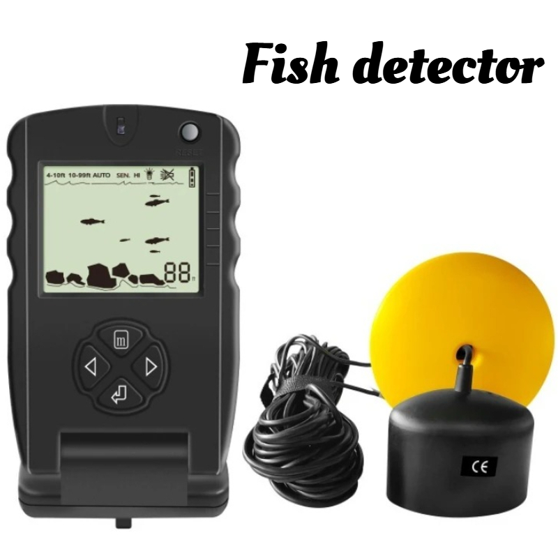 Fishing Equipment English - Sonar detector de peixes leve portátil