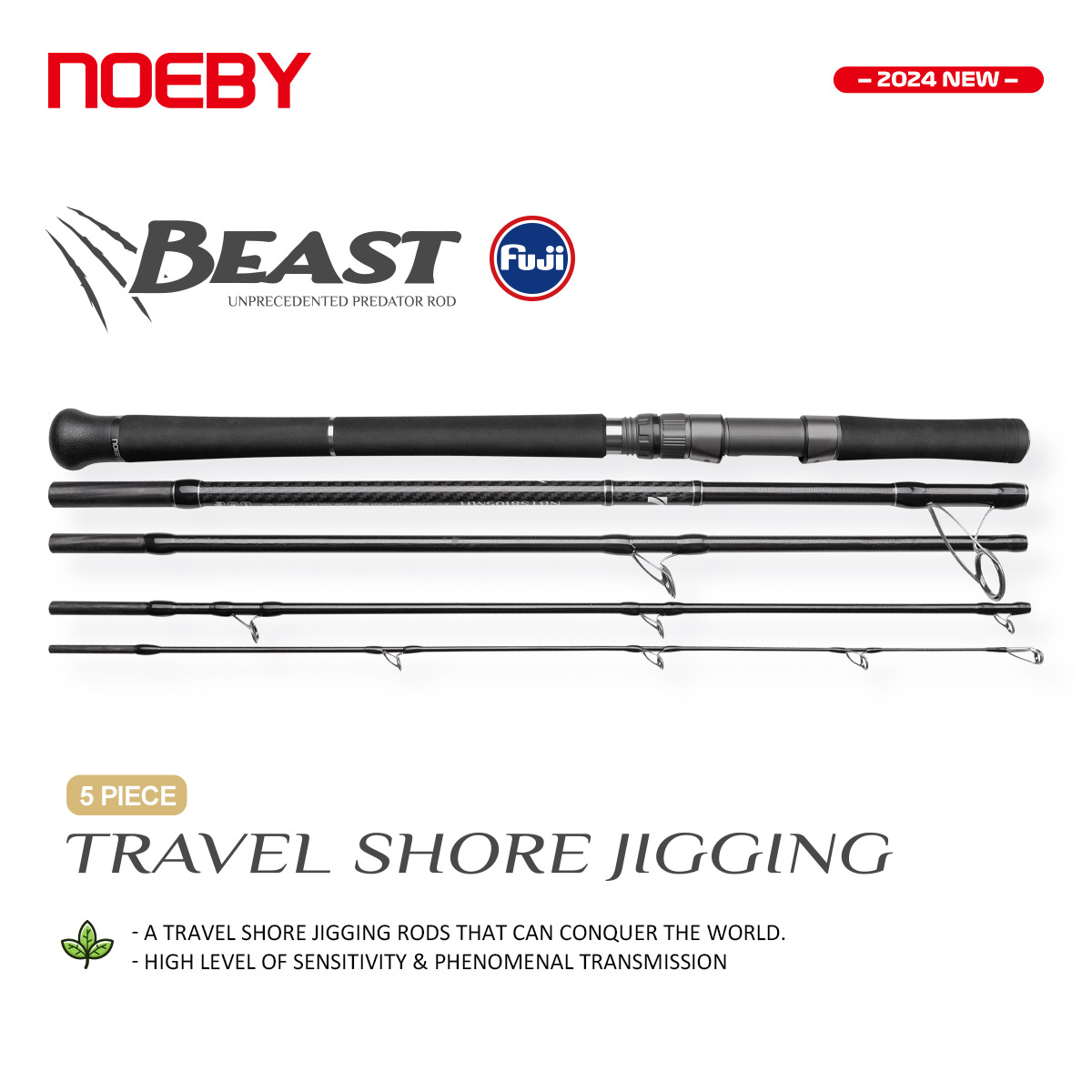 Fishing Equipment Brands - Vara de Pesca NOEBY Beast Travel