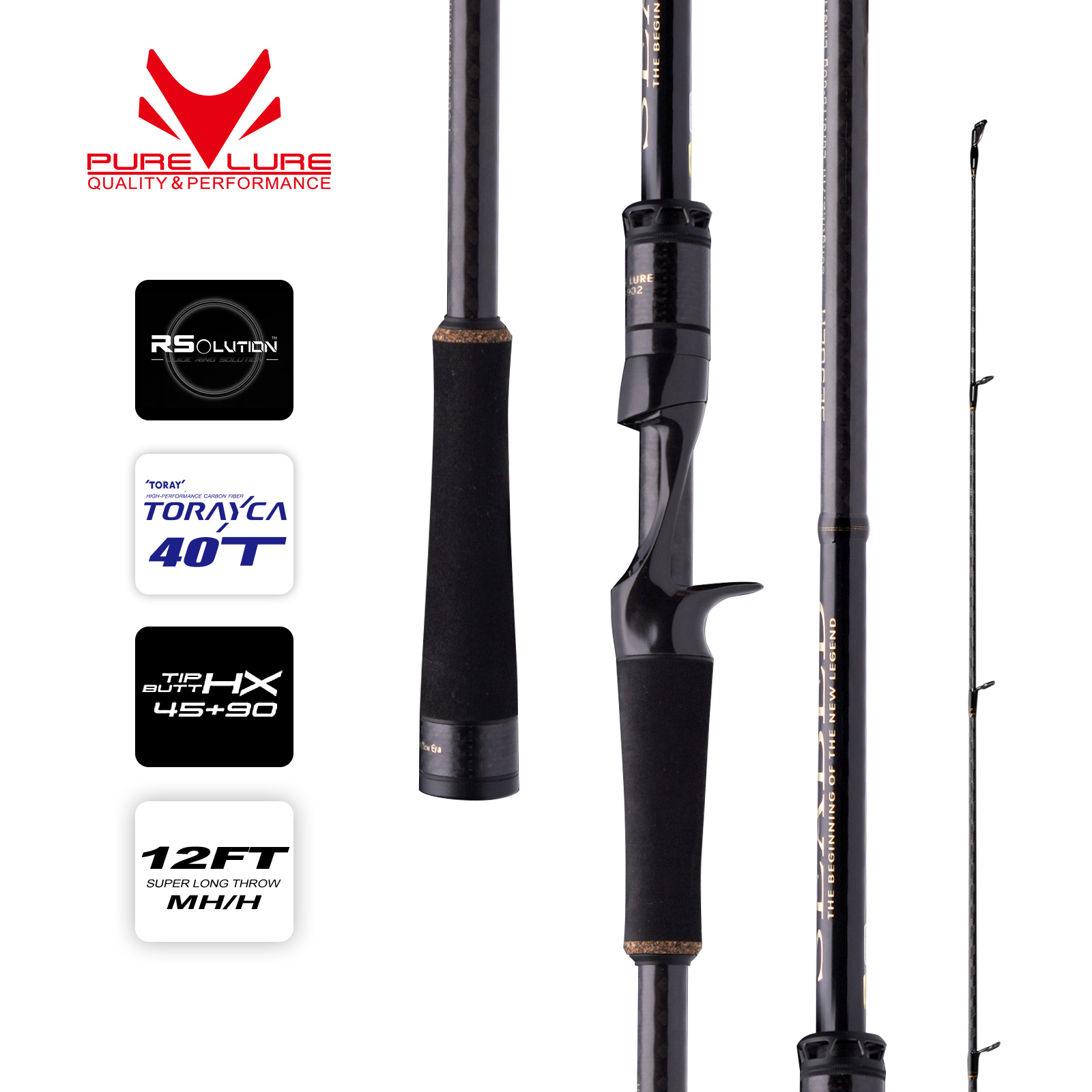 Fishing Equipment Brands - Purelure seabe 12ft 3.0m 3.3m 3.6m
