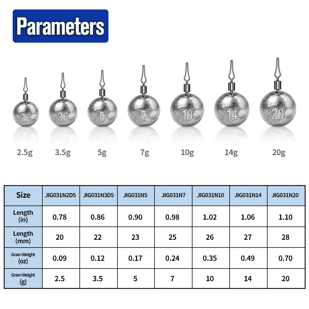 Proberos 50 peças 2.5-20g chum - Fishing Equipment For Beginners avaliação e preço