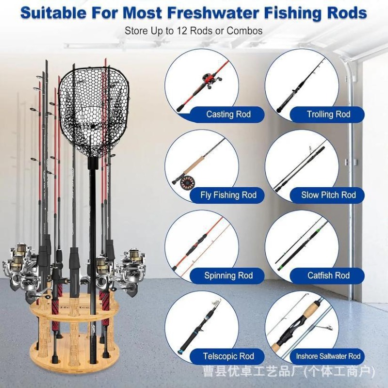 Suporte Giratório Redondo de M - Fishing Equipment Rod avaliação e preço