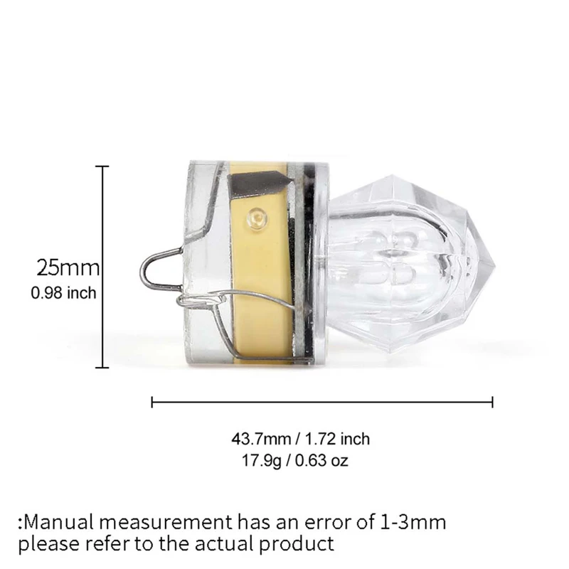 1 luz de pesca LED, luz de pro - Fishing Equipment English avaliação e preço