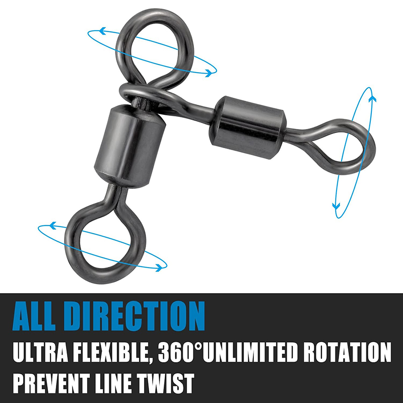 Pro beros 50 peças 3 vias gira - Saltwater Fishing Hook avaliação e preço