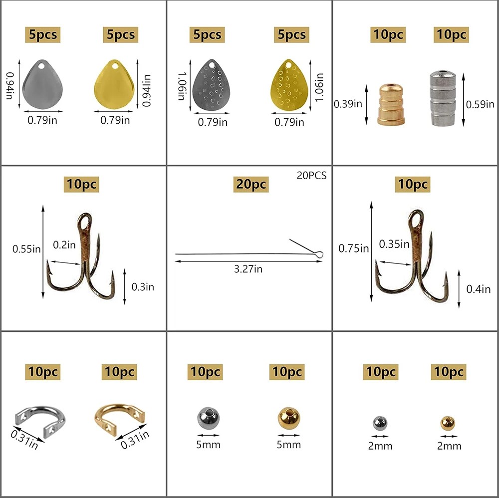 140 pçs kit de fabricação de i - Saltwater Fishing Hook avaliação e preço