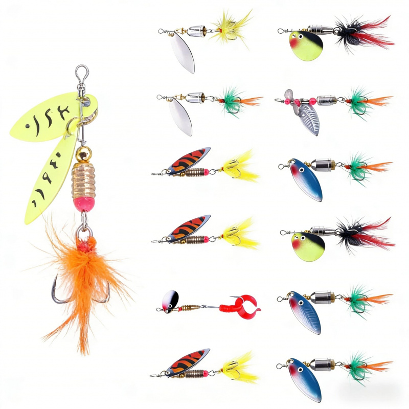 Conjunto de 12 Iscas Artificia - Fishing Equipment Brands avaliação e preço