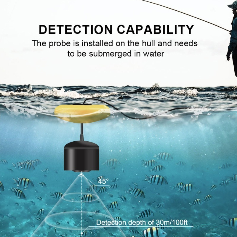 Sonar detector de peixes leve  - Fishing Equipment English avaliação e preço