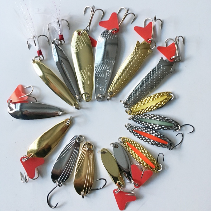 Kit de Iscas de Pesca com 16 P - Trout Fishing Lure avaliação e preço
