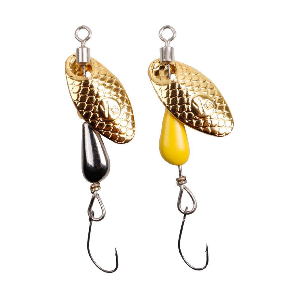 2 pçs colher giratória isca de - Trout Fishing Lure avaliação e preço
