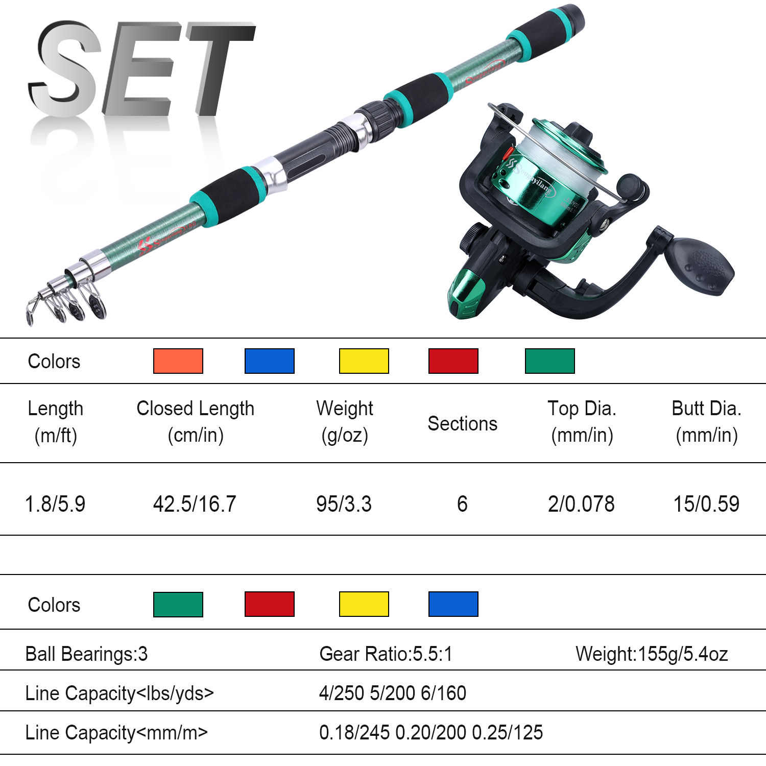 Sougayilang conjunto de vara d - Saltwater Fishing Hook avaliação e preço